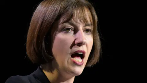 Bridget Phillipson giving a speech at the TUC conference in Brighton on 9 September 2025.